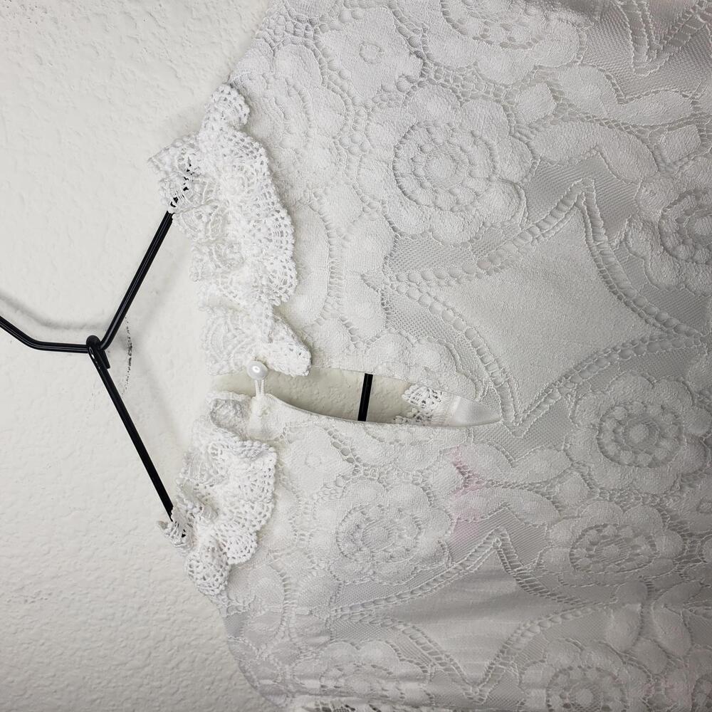 NWT Andree by Unit Women's Sx 1X Lace Victorian Style Blouse (1640) - Picture 2 of 5